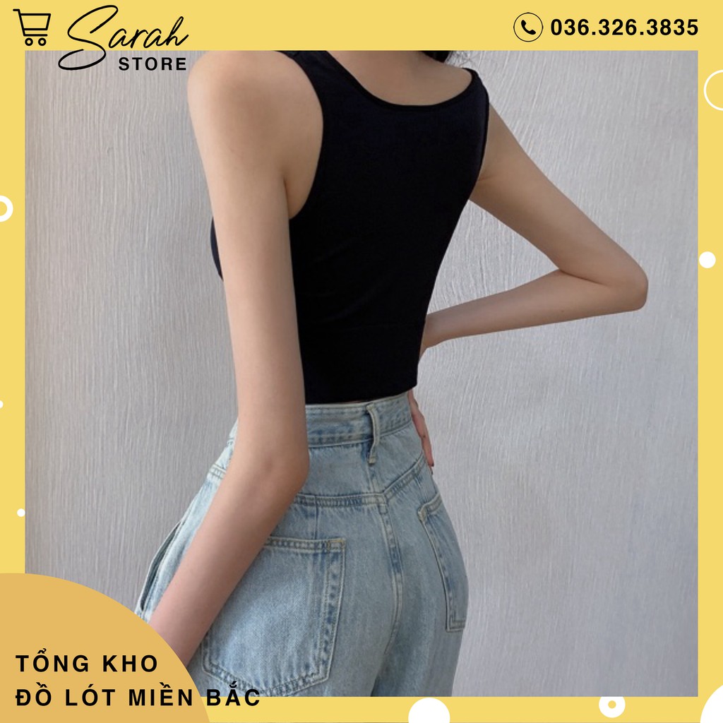 Áo Thun Ba Lỗ Croptop - Áo tập gym tập yoga Bra dáng dài