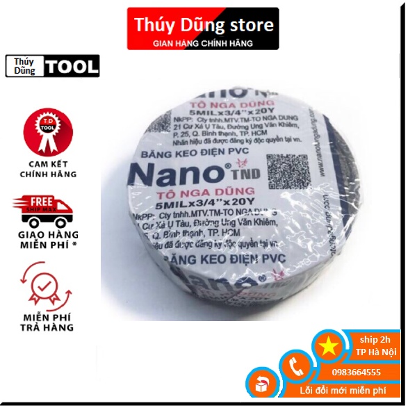 Băng Keo Nano Cách Điện Nhỏ và Lớn