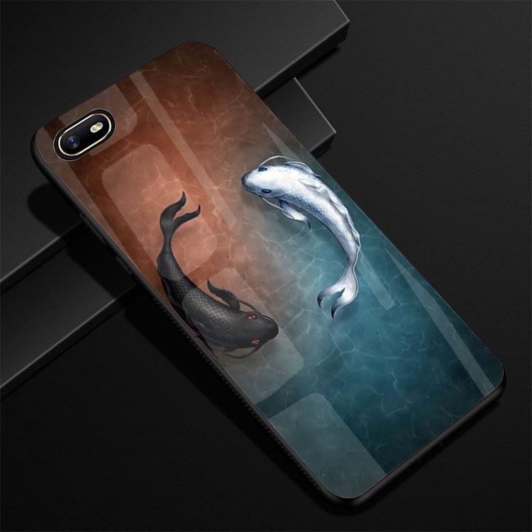 Ốp Lưng OPPO A1K mặt kính cường lực cao cấp thiết kế Độc Quyền