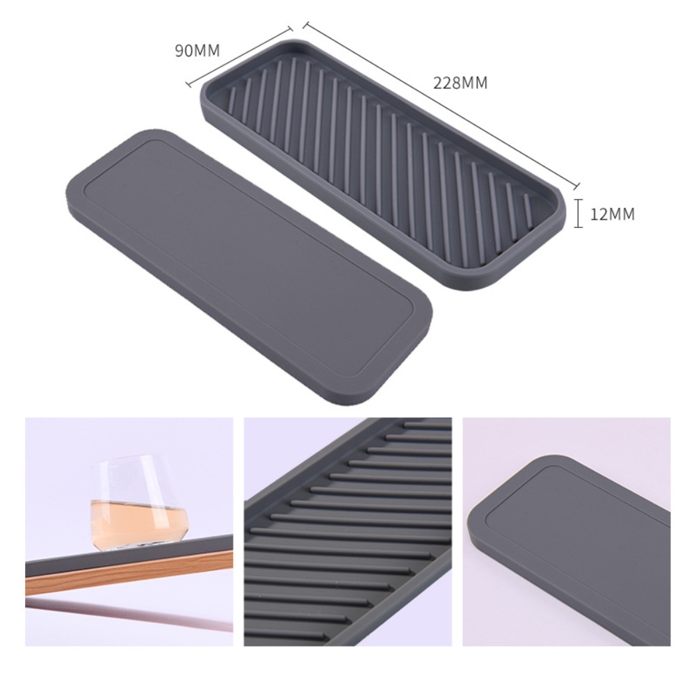 Bọt Biển Giá Đỡ Dành Cho Bồn Rửa Chén Silicon Bồn Rửa Chén Nhà Tổ Chức Khay Phòng Tắm Bình Đựng Xà Phòng Khay Đa Năng Thoát Nước Khay Chứa Miếng Lót 1 máy Tính Flowerdance