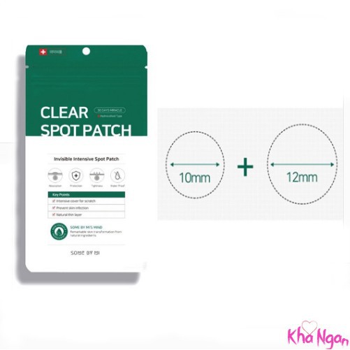 Miếng Dán Mụn Some By Mi 30 Days Miracle Clear Spot Patch