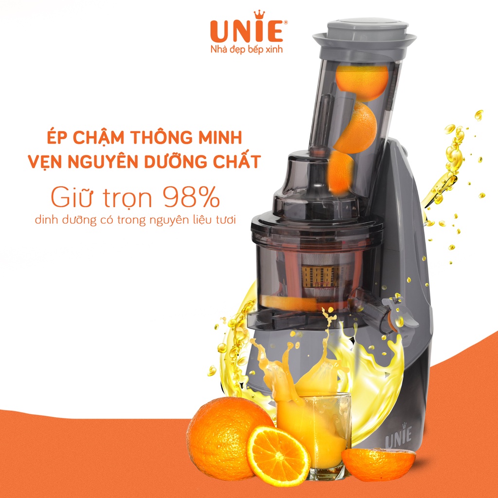 Máy ép chậm hoa quả UNIE UE-580 dung tích 250 ml công suất 240W