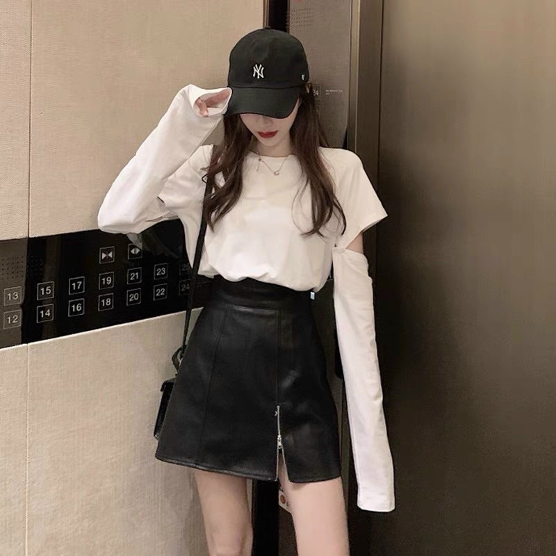Áo thun nối tay cá tính hot trend - Mã 000