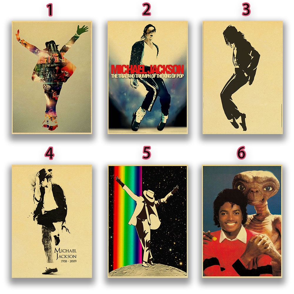 Poster Treo Tường In Hình Michael Jackson