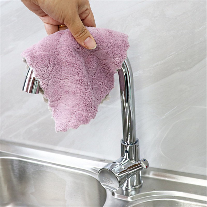 Khăn rửa chén thấm hút nước tốt không có xơ vải tiện dụng