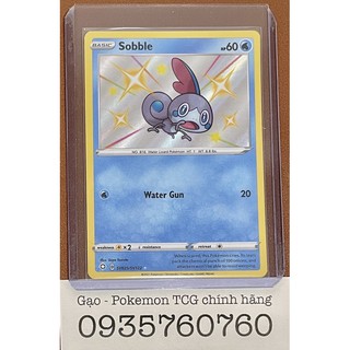 Thẻ bài Pokemon TCG: Sobble Shiny Rare chính hãng