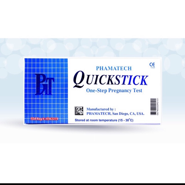 (CHÍNH HÃNG) Que thử thai Quickstick (Nhập khẩu Mỹ) - Dụng cụ test phát hiện thai sớm, chính xác