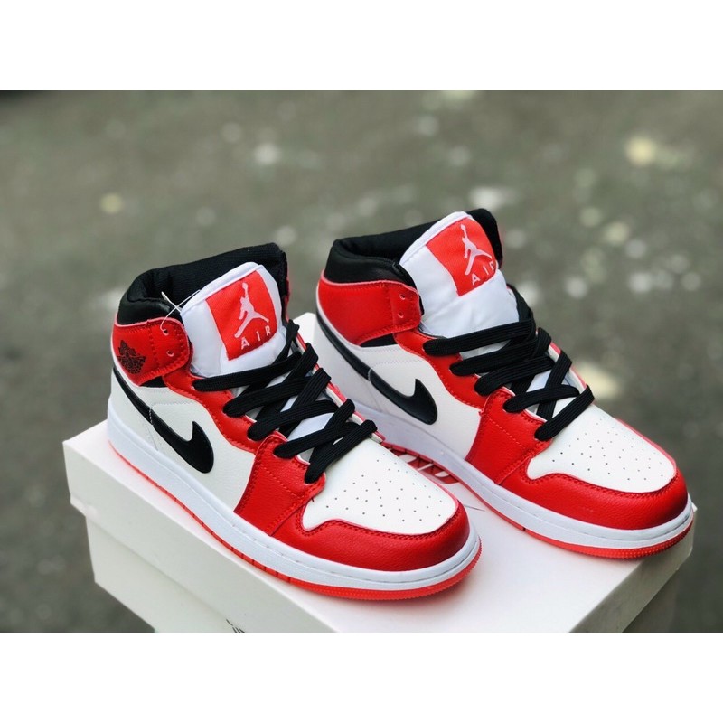 ✔️GIÀY JORDAN 1 HIGH ĐỎ- TRẮNG-ĐEN nam nữ | BigBuy360 - bigbuy360.vn