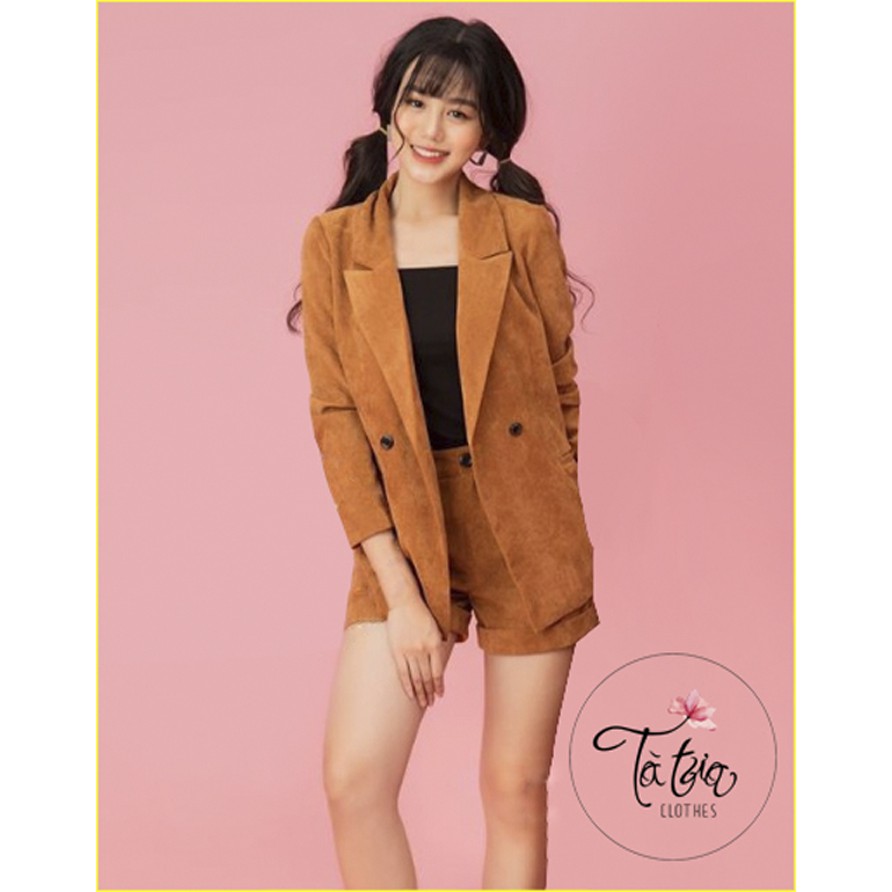 Áo Vest nữ nhung Tà Tưa Clothes