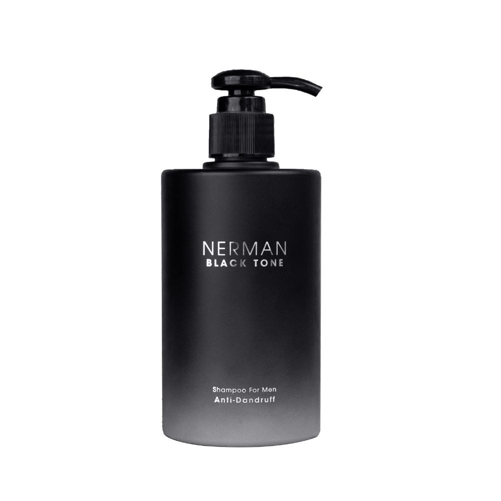 Dầu gội sạch gàu cho nam giới Nerman Black Tone hương nước hoa Pháp 350g