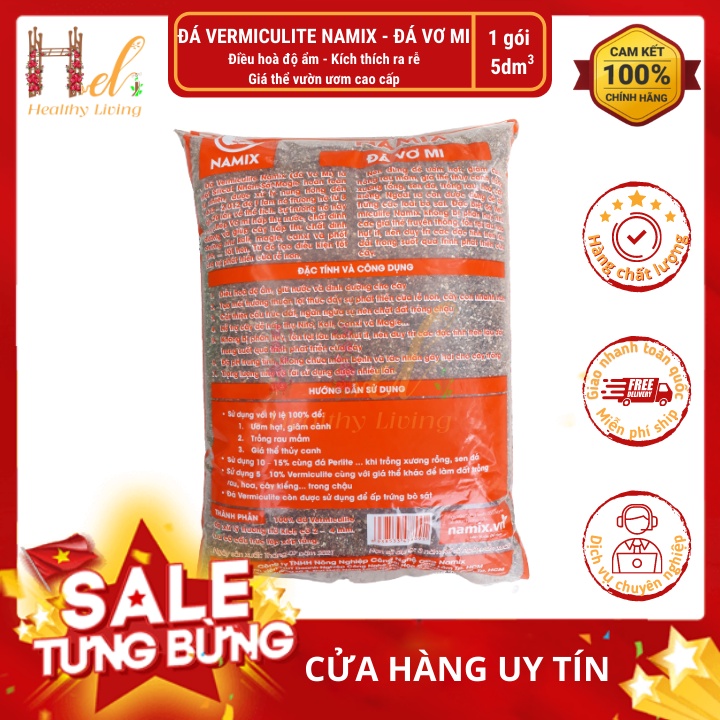 Đá Vermiculite  NAMIX - Chuyên Dùng Cho Trồng Rau Mầm, Ươm Cây Con, Giâm cành