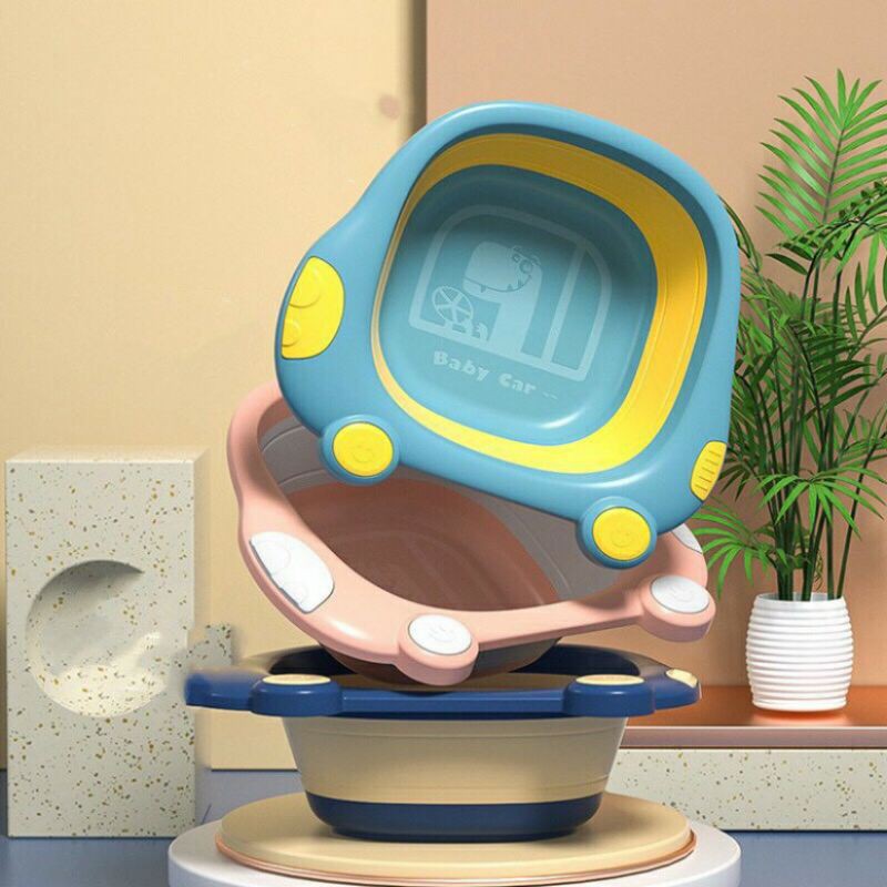 Chậu gấp gọn ô tô# Chậu rửa mặt gấp gọn