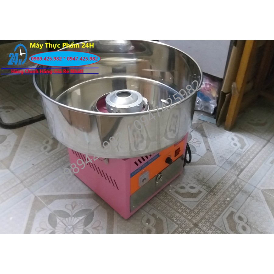 Máy làm kẹo bông gòn chạy điện 220v bông lên thẳng