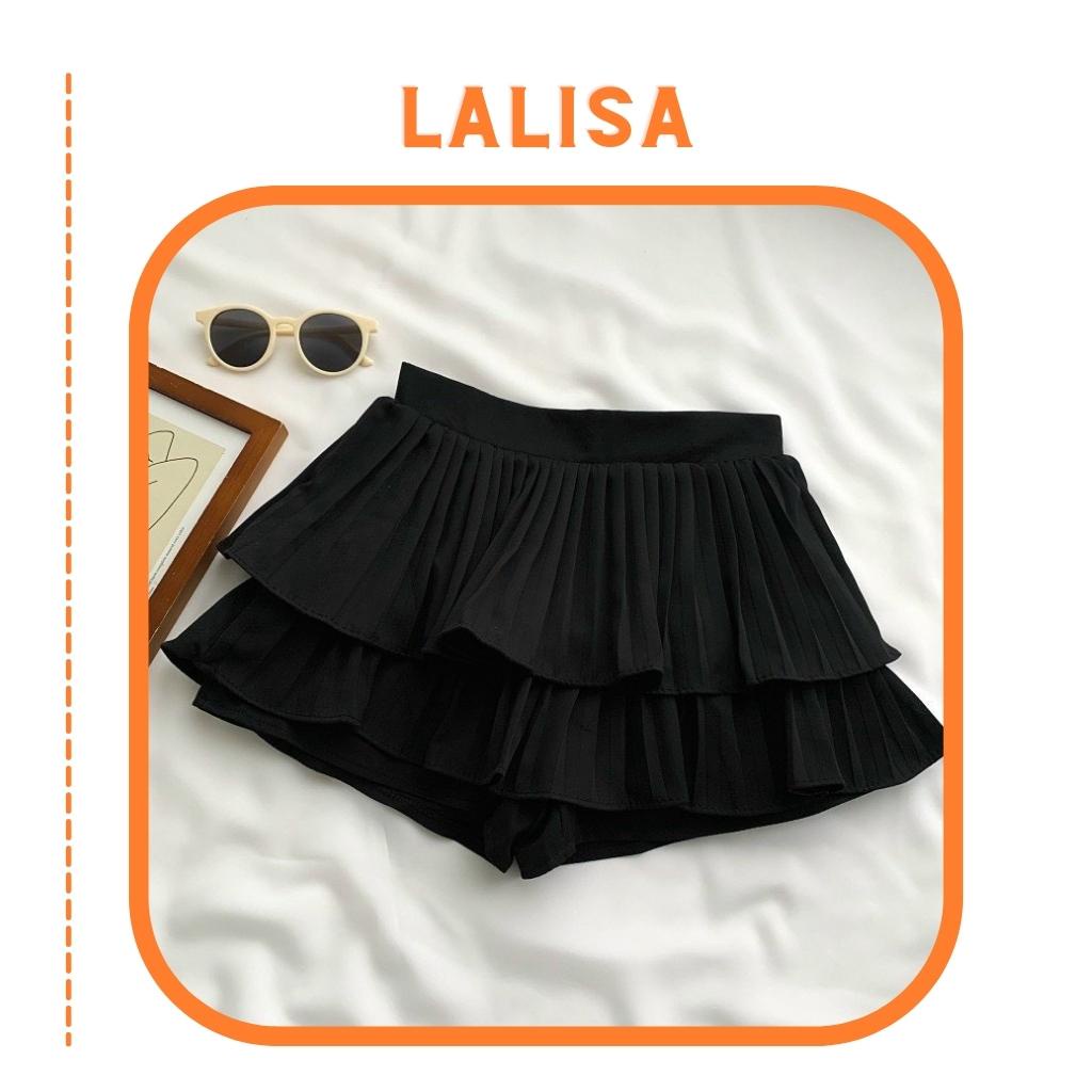 Chân Váy Xếp Ly Ngắn LALISA Chân Váy Xoè Tennis Hai Tầng Dáng Chữ A Hàn Quốc Cao Cấp Ulzzang Có Quần Lót Trong CV005