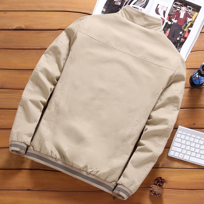 Áo khoác KAKI nam, lót lông giữ ấm cực tốt, kiểu dáng thời trang đơn giản