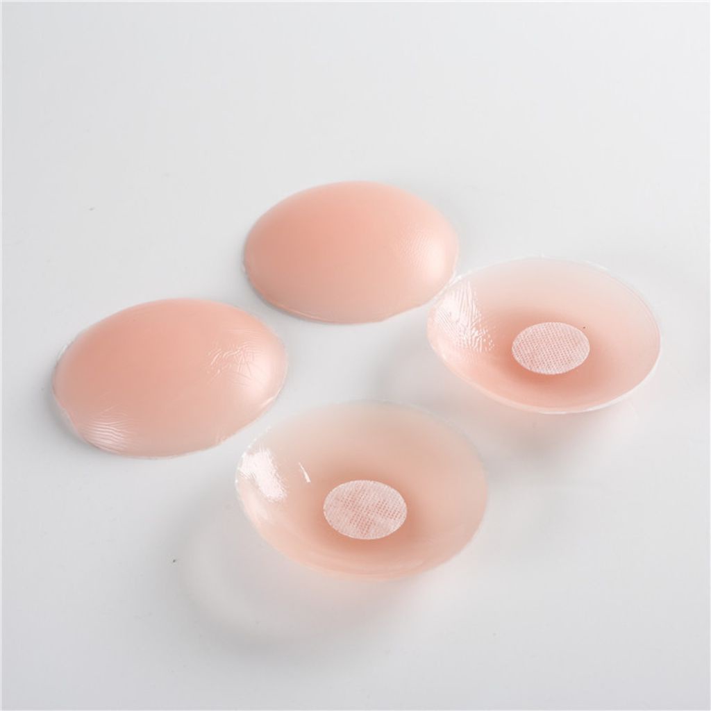 Miếng dán ngực ti silicon, dán ti Hộp 5 cặp sử dụng nhiều lần JOCOSI