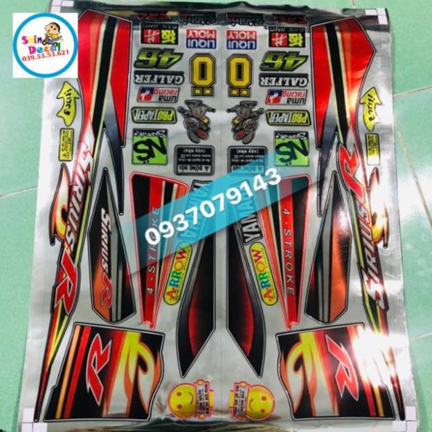 Tem rời sirius chất liệu Crom cao cấp.Shoppe có cửa hàng bán Crom giả ae lưu ý