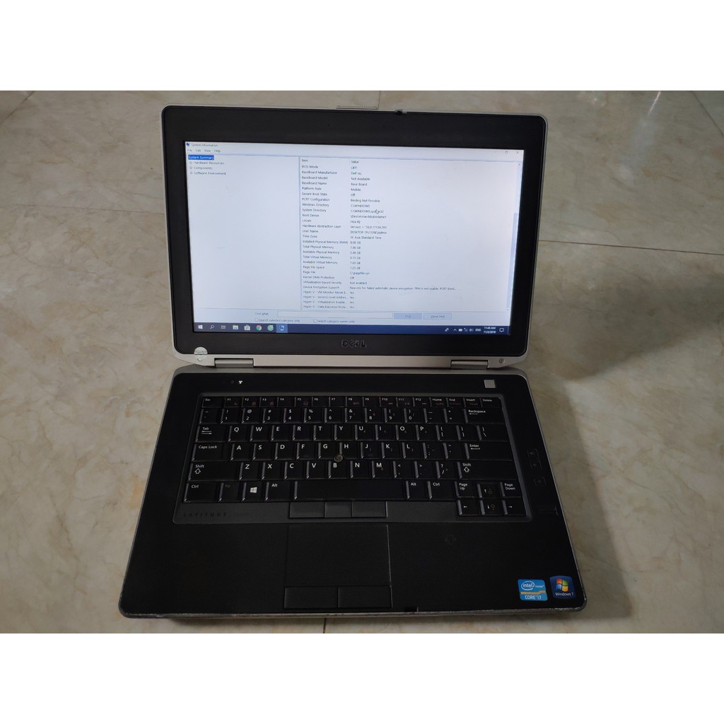 LAPTOP DELL LATITUDE E6430 core i7-3740QM, 8GB RAM, SSD 120GB, Card rời 1GB, Màn hình HD+, ổ DVD/Cad