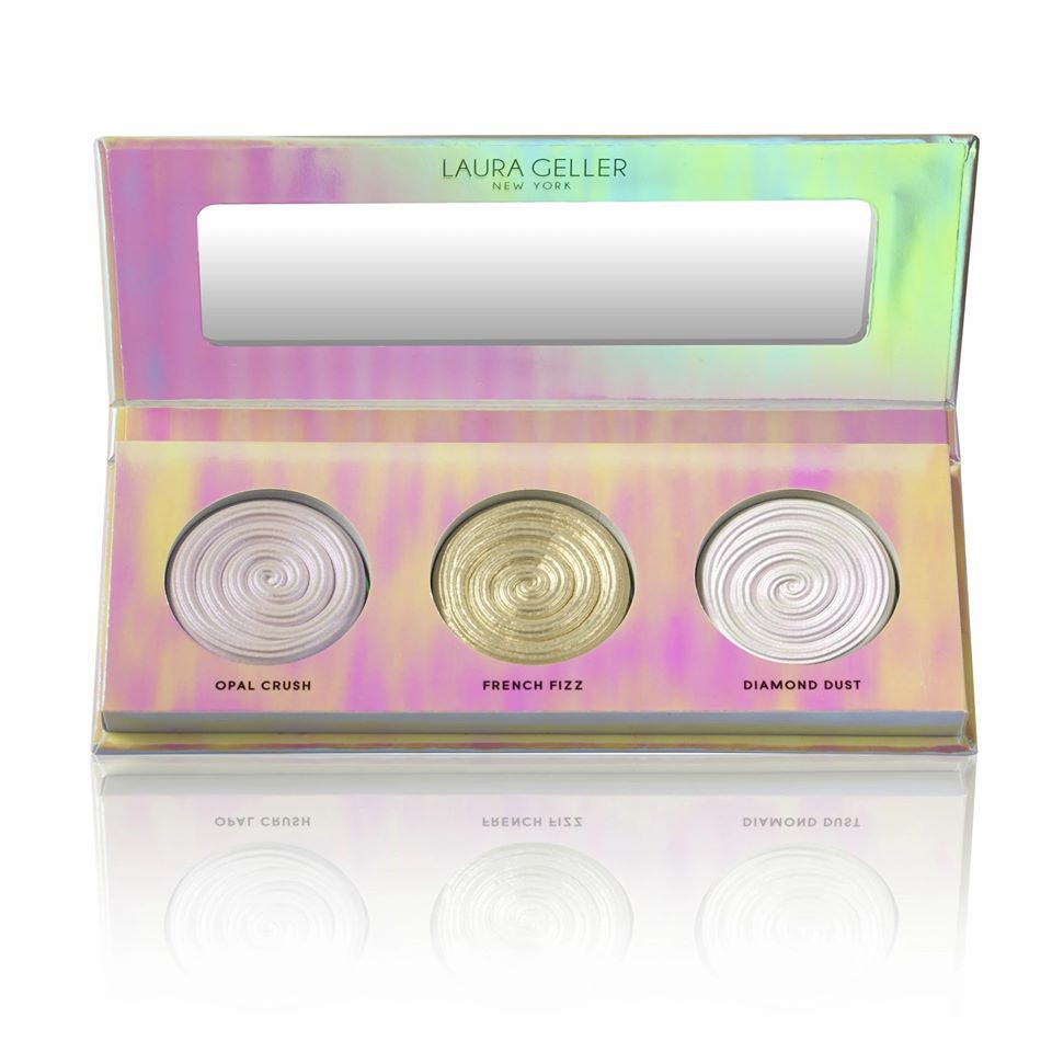 BẢNG PHẤN BẮT SÁNG 3 Ô LAURA GELLER LIFE GLOWS ON LLLUMININATOR PALETTE CHÍNH HÃNG - 5442