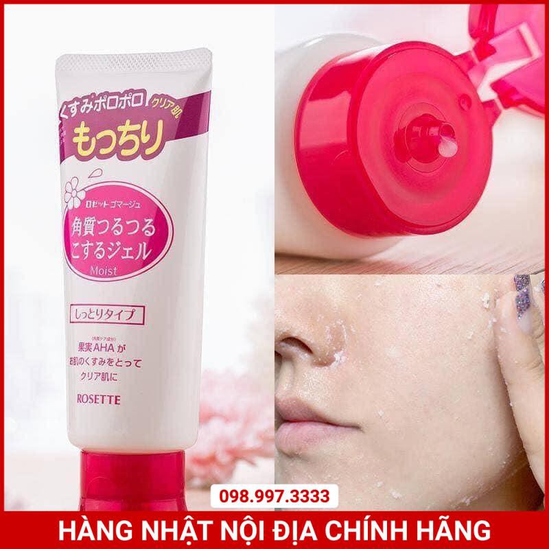 [SỐ 1 NHẬT BẢN] Tẩy Tế Bào Chết, Gel Tẩy Da Chết Rosette Peeling Gel 120g Nội Địa Nhật Bản