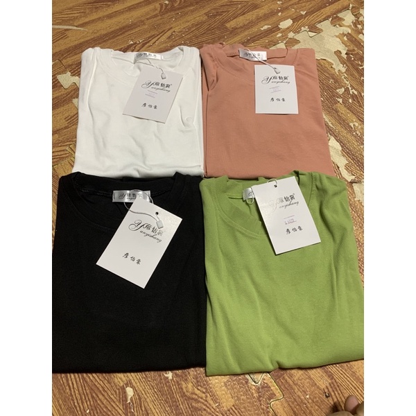 Áo thun tăm basic-dáng ôm nha