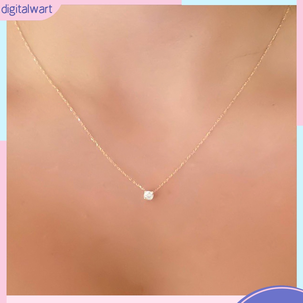 Dây chuyền đính đá kiểu dáng đơn giản thanh lịch dành cho nữ