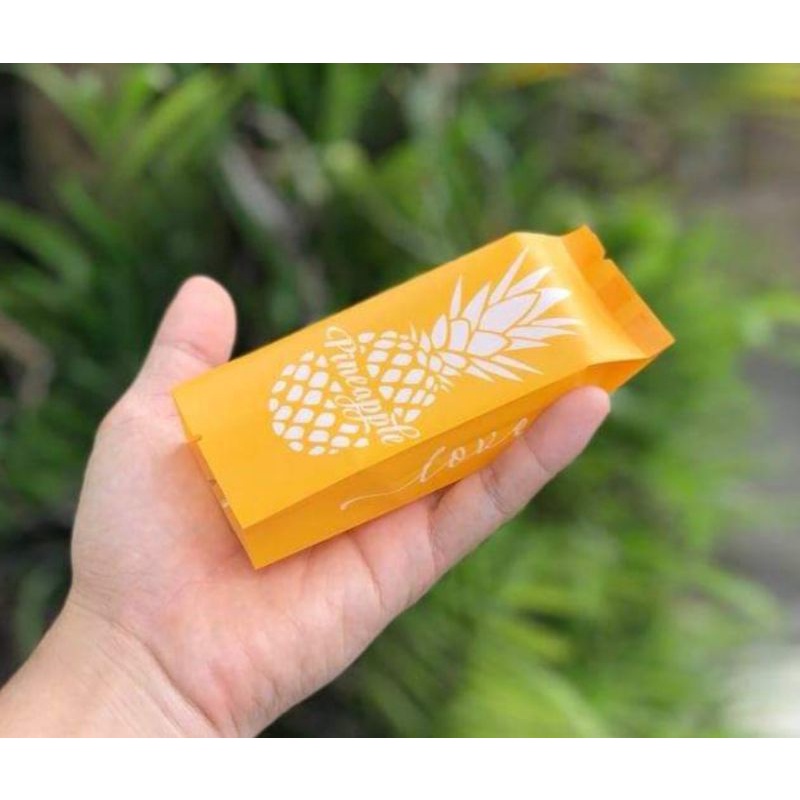 100 Túi bánh dứa màu vàng