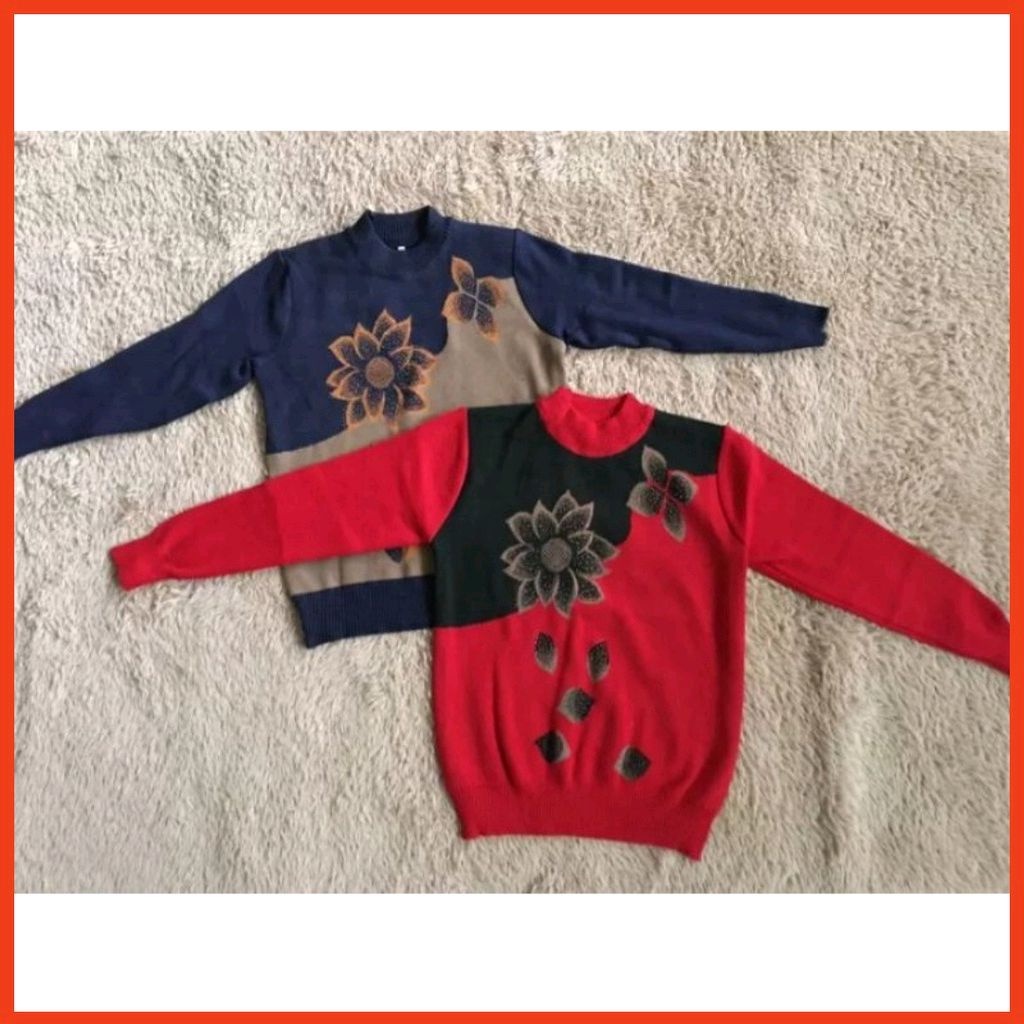 Áo Len Hoa Cho Các Mẹ, Áo Len Nữ Trung Niên