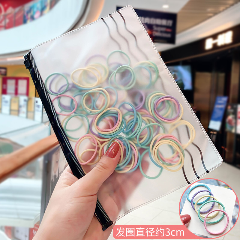 Set 100 Dây Buộc Tóc Xinh Xắn Dành Cho Bé Gái