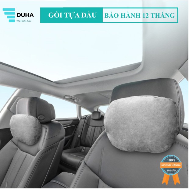 Gối Tựa Đầu Dựa Cổ Ô Tô Xe Hơi Da Lộn Maybach Cao Cấp Siêu Mềm Chống Đau Mỏi Nhập Khẩu Chính Hãng