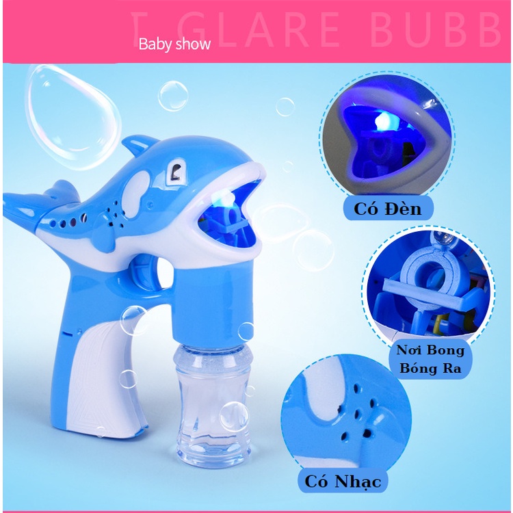 Đồ Chơi Súng Tạo Bong Bóng Siêu Đẹp Cực Vui Nhộn Cho Bé Hamiha-ĐC51