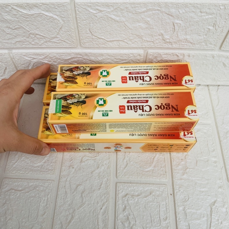 Kem Đánh Răng Dược Liệu Ngọc Châu Tuýp 100g/170g(Cam Kết Hàng Chuẩn )