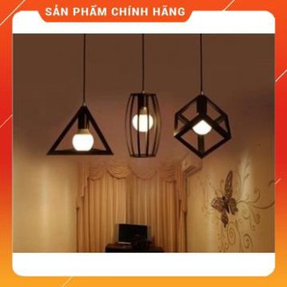 Đèn thả nghệ thuật lồng sắt hình