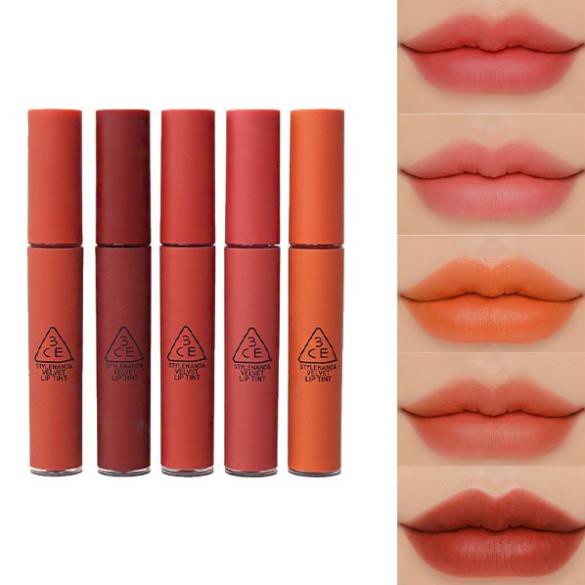 (Auth - Sẵn 18 màu ) Son kem lì 3CE Velvet Lip Tint#Simply speaking