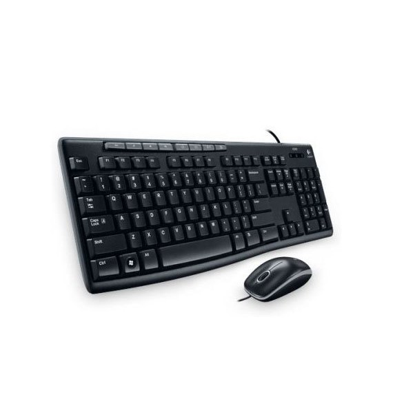 Bộ chuột và bàn phím có dây Logitech - MK200