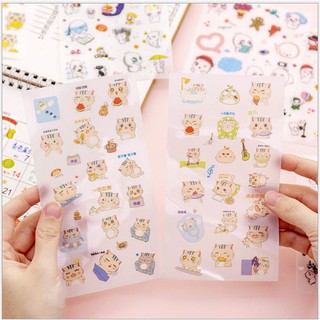 Bộ 6 tấm sticker. Nhiều mẫu
