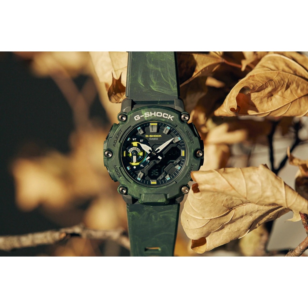 Đồng Hồ Casio Nam Dây Nhựa GSHOCK GA-2200MFR-3A Chính Hãng