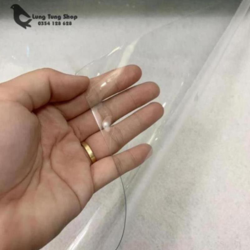 Nhựa dẻo trong suốt PVC dày 0.5ly  chuyên dùng làm rèm hoặc làm túi trong suốt