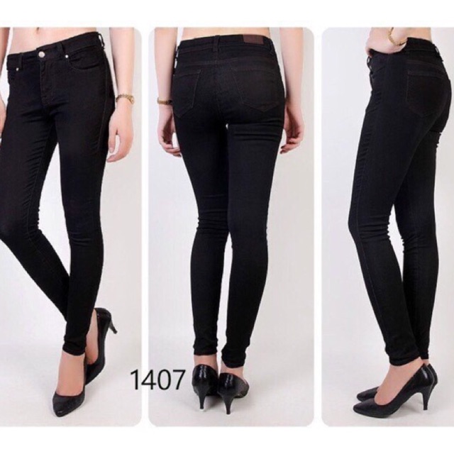 Quần Jeans Nữ Đen Size 26 đến 35