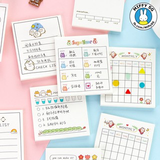 Bộ 30 giấy ghi chú/ giấy note THỎ BÔNG XINH