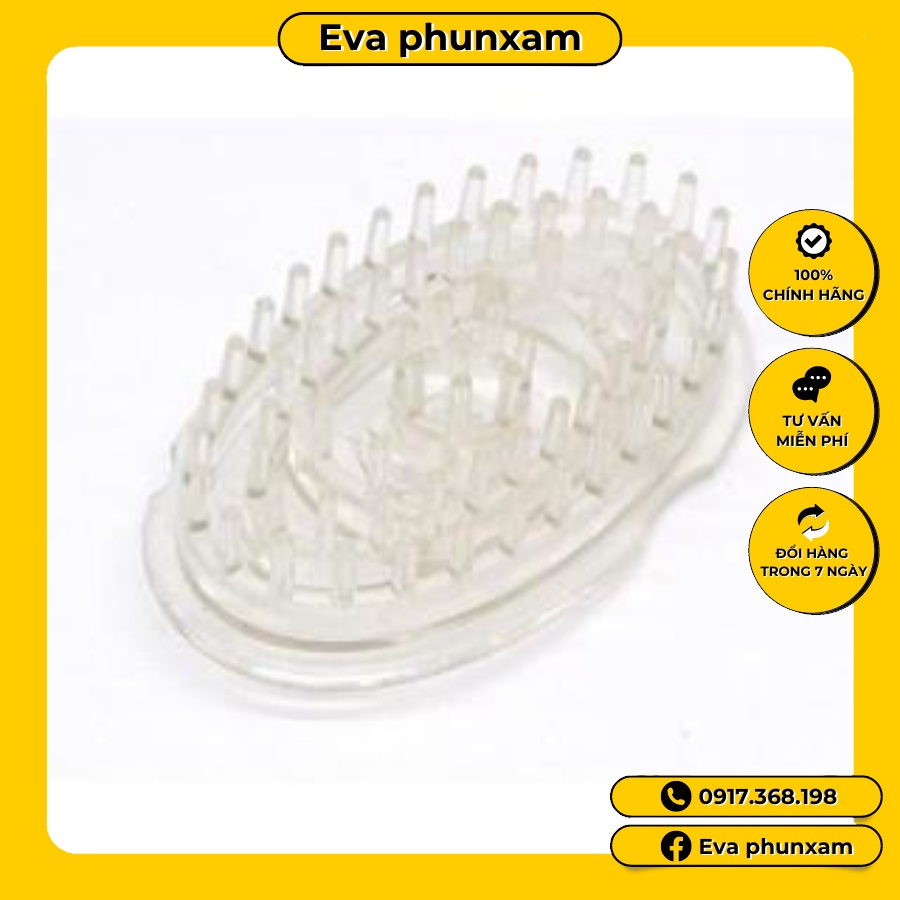 Bàn chà thông kinh lạc vùng đầu ( lược gội đầu) dùng trong spa thẫm mỹ viện