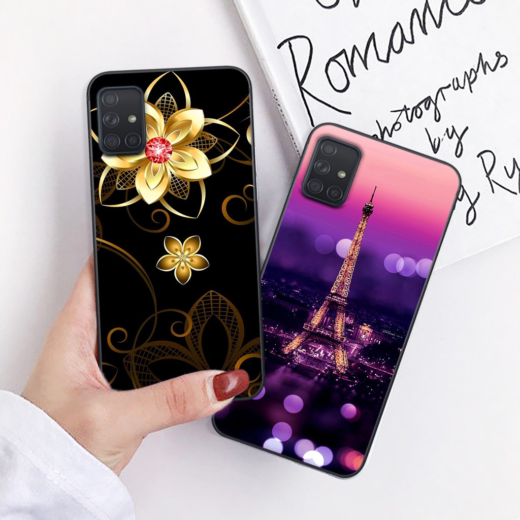 Ốp lưng điện thoại Samsung Galaxy A51 - A71 in hình hoa siêu đẹp- Doremistorevn