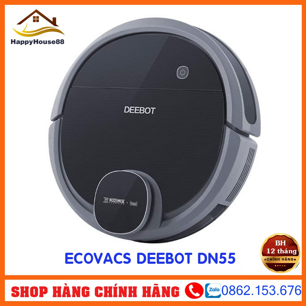 Robot hút bụi lau nhà Ecovacs Deebot DN55  - Hàng trưng bày chính hãng Ecovacs