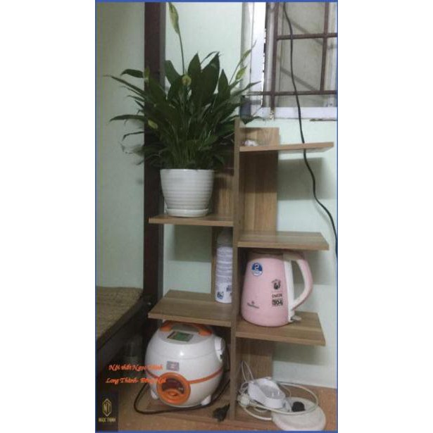 💥SALE SỐC💥KỆ SÁCH KỆ CÂY GỖ VUÔNG 5 TẦNG