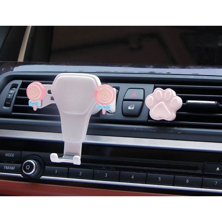 Giá đỡ điện thoại kẹp cửa gió điều hòa ô tô, Kẹp điện thoại để xe hơi | BigBuy360 - bigbuy360.vn