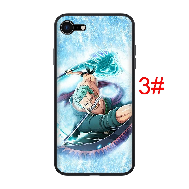 Ốp lưng mềm hình One Piece Roronoa Zoro cho iPhone 11 Pro XS Max XR X 8 7 6S 6 Plus 5S 5 SE 2020