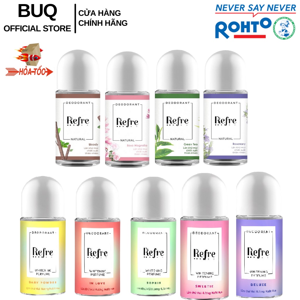 Lăn Khử Mùi Dưỡng Trắng Nách Refre 30ml | BigBuy360 - bigbuy360.vn