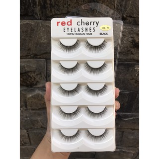 Lông Mi Giả Tự Nhiên Redcherry 5 Cặp