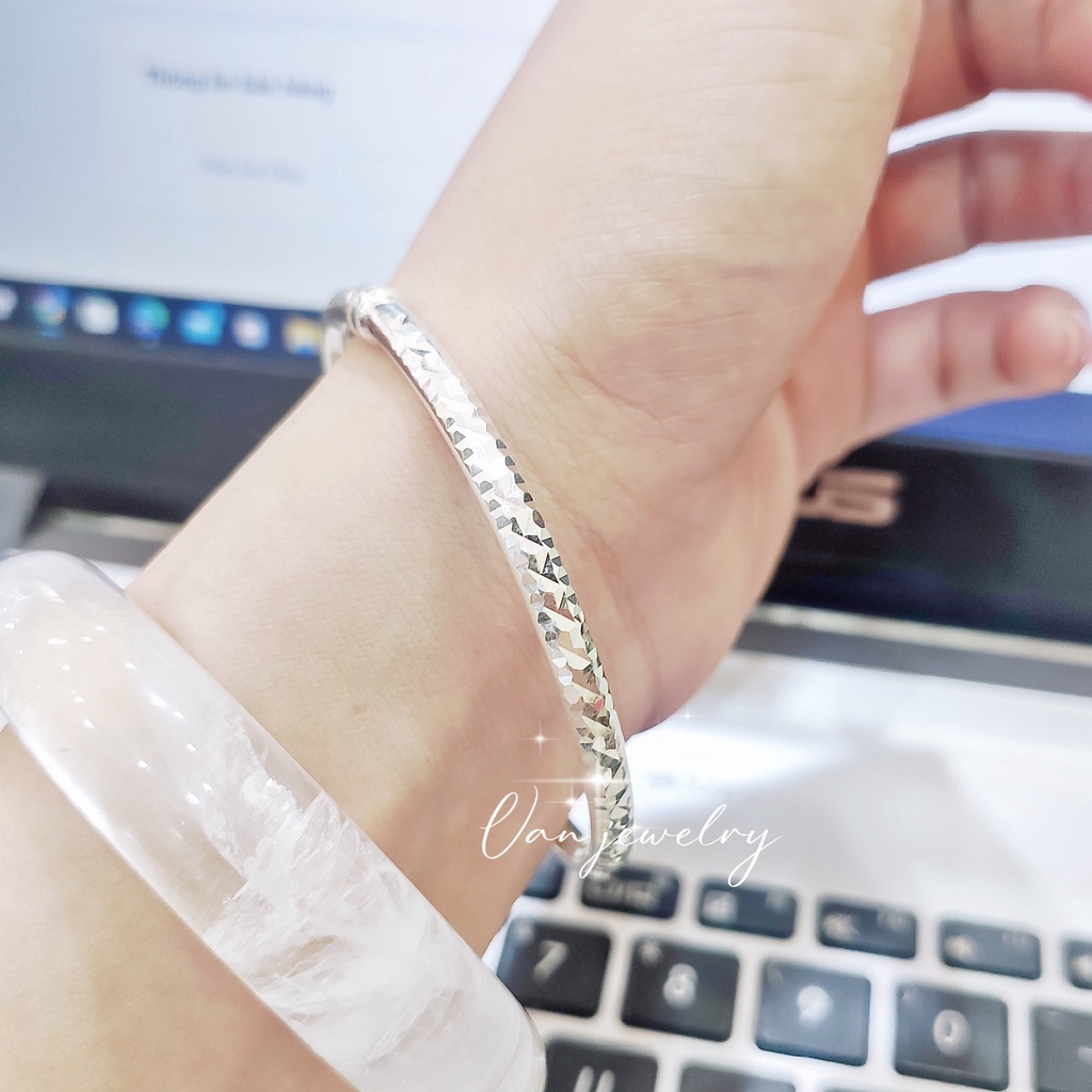 Vòng tay nữ bạc ta Van jewelry V10537
