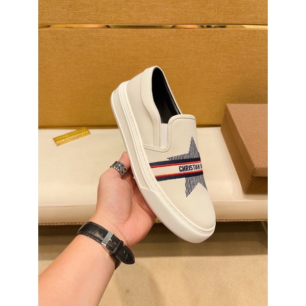 Giày lười nam logo thương hiệu Dior CD cao cấp có 4 màu mẫu mới
